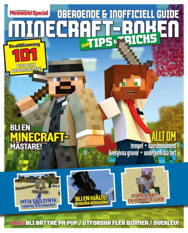 Minecraft-boken: Nya Tips Och Tricks | Bokasin – Spennende Temabøker